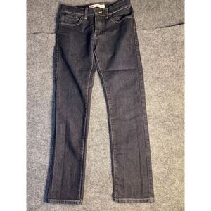 Levi's 510 Skinny Jeans Womens 16‎ Blue Denim Red Tab Flat Front 5-Pocket Design